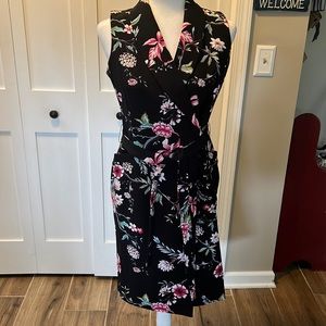 Calvin Klein button Wrap Dress